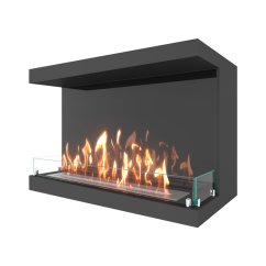 Биокамин фронтальный SteelHeat LONG 900